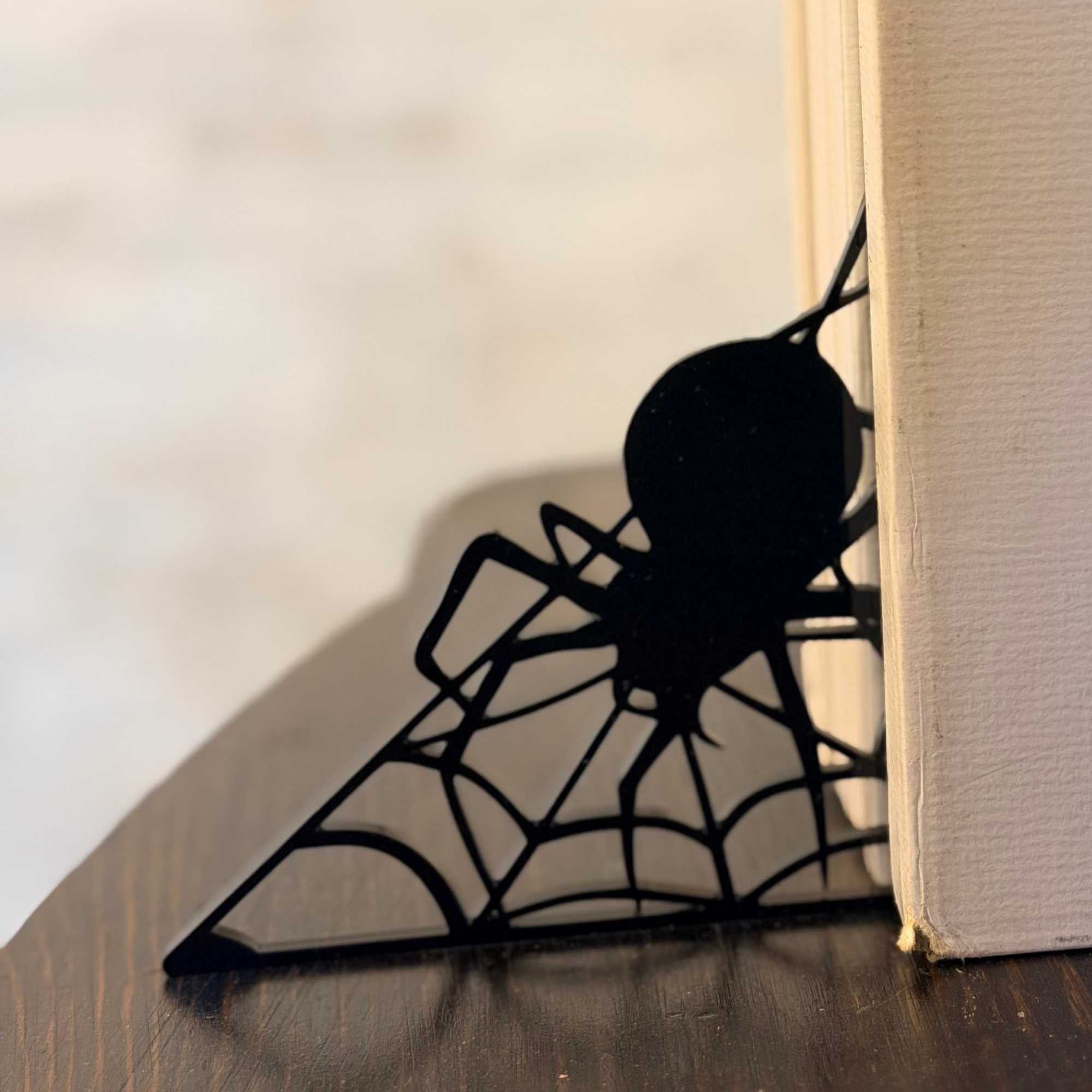 Spiderweb Bookshelf Silhouette - Storiarts