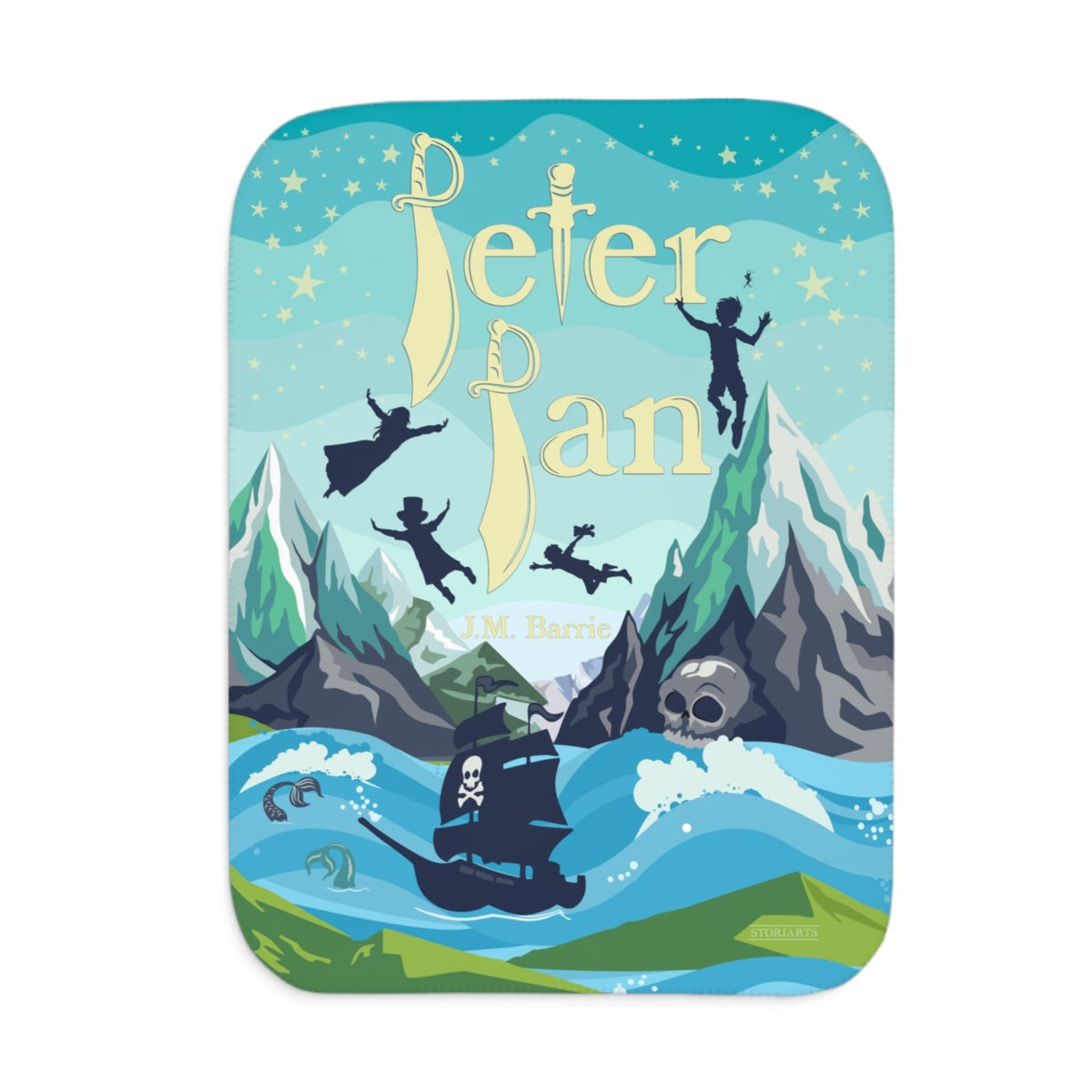 Peter Pan Children&#39;s Sherpa Blanket