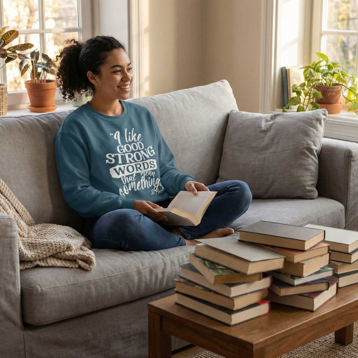 Jo March Quote Sweatshirt