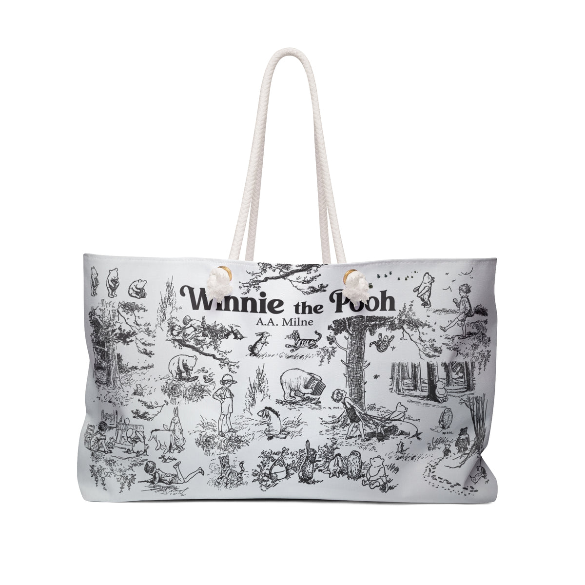 Winnie-the-Pooh Toile Weekender Bag