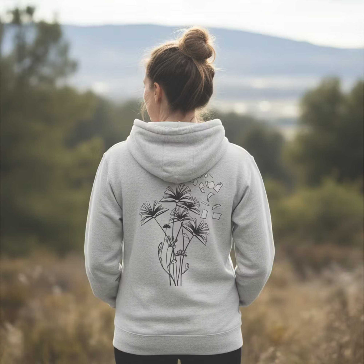 Blooming Books Full Zip Hoodie