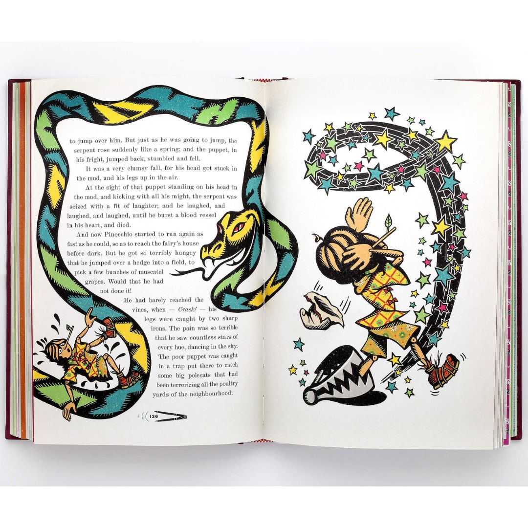 The Adventures of Pinocchio (Illustrated with Interactive Elements)