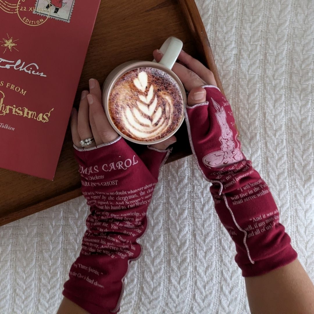 A Christmas Carol Writing Gloves