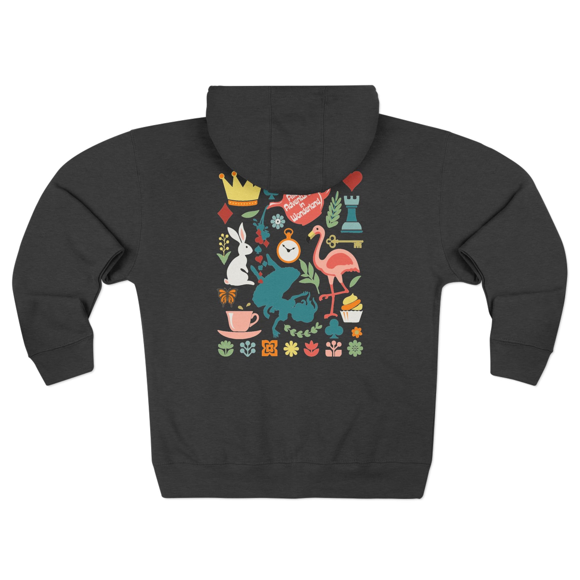 Alice in Wonderland Full Zip Hoodie - Storiarts