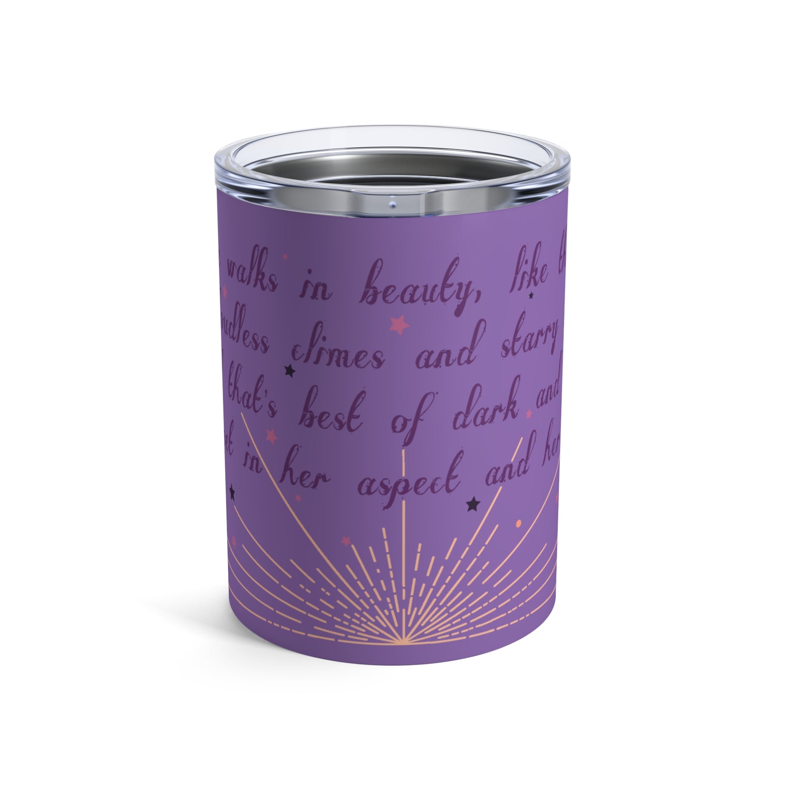 She Walks in Beauty 10oz Tumbler