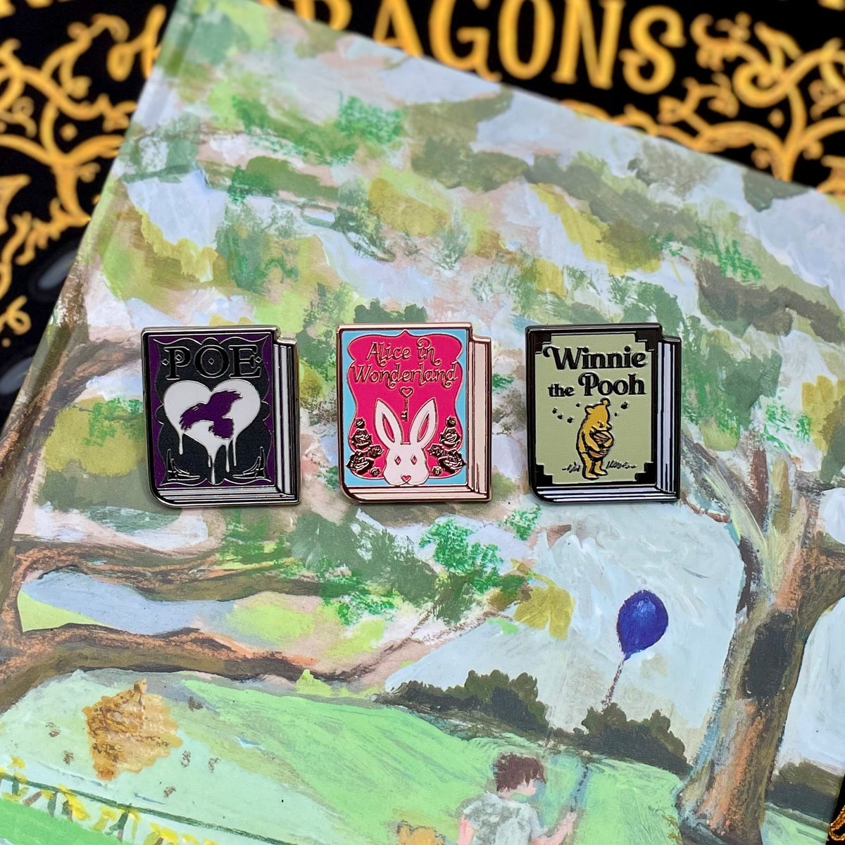 Alice in Wonderland Enamel Pin