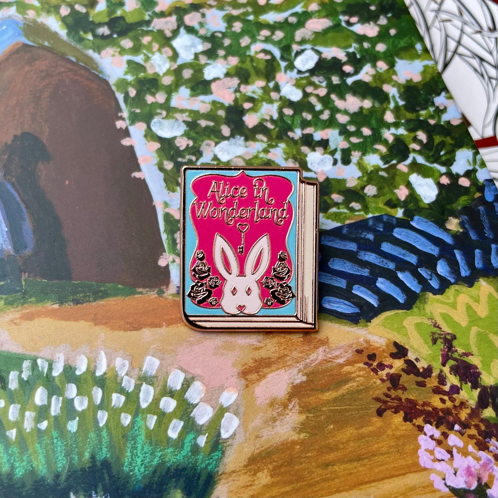 Alice in Wonderland Enamel Pin