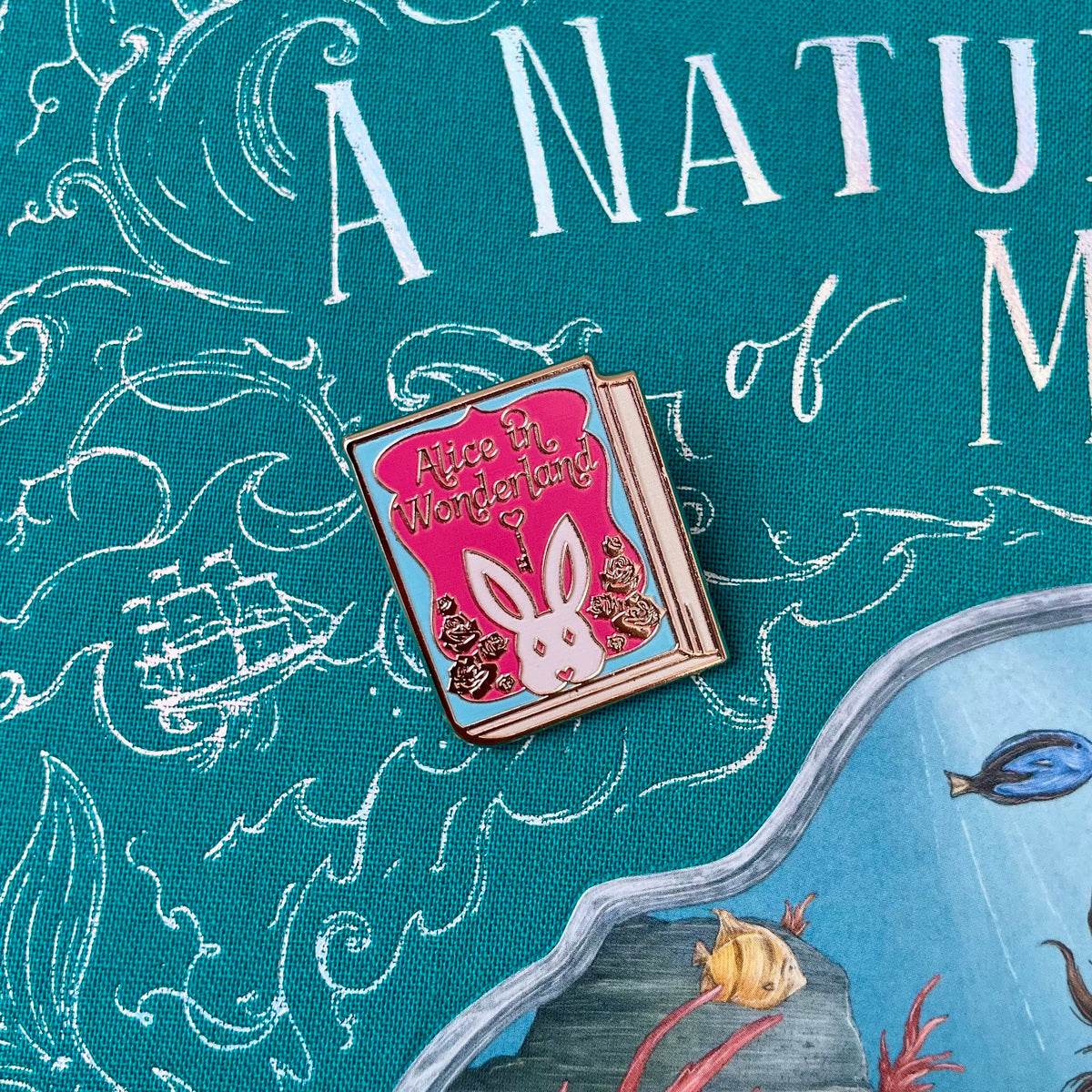 Alice in Wonderland Enamel Pin