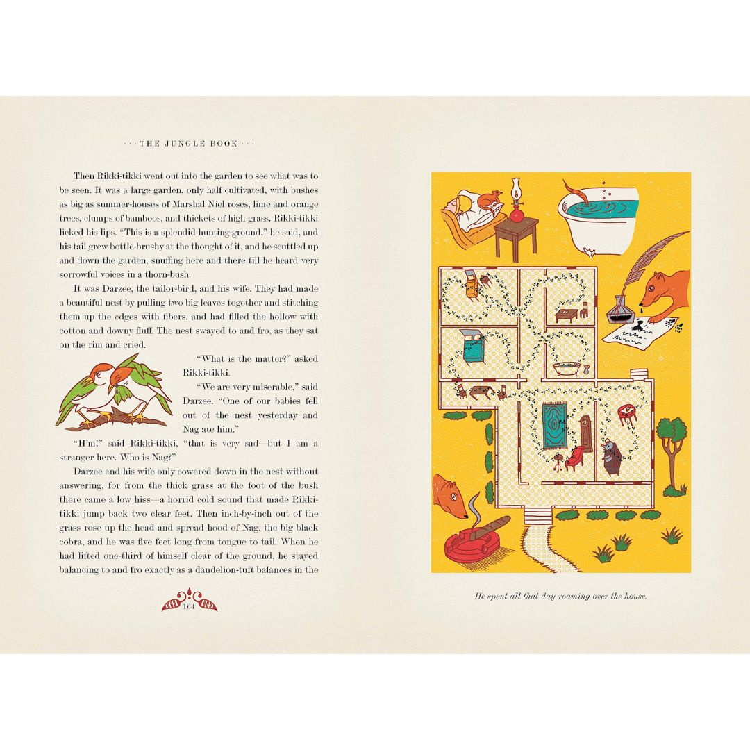 The Jungle Book (Illustrated with Interactive Elements)