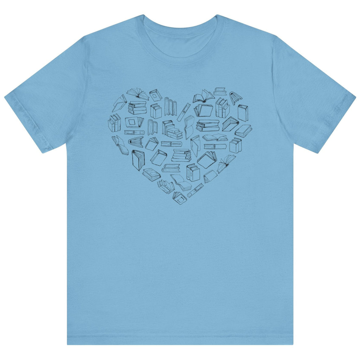 I Heart Books Unisex Tee