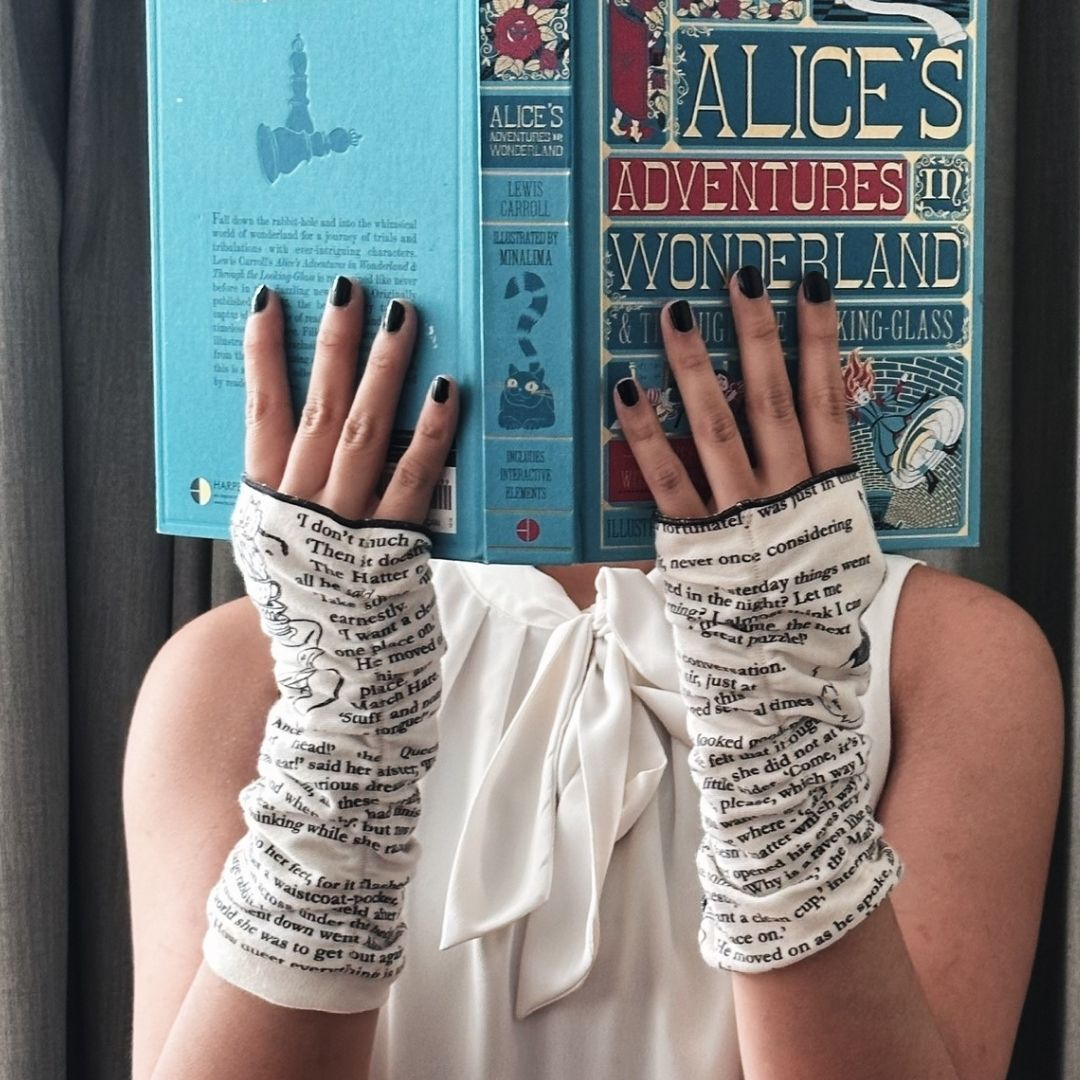 Alice in Wonderland Writing Gloves