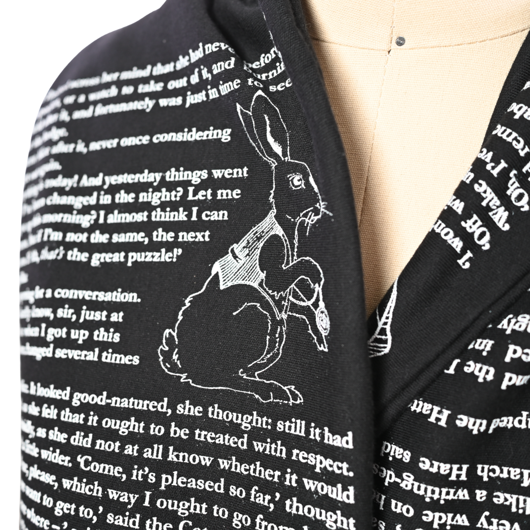 Alice in Wonderland Book Scarf