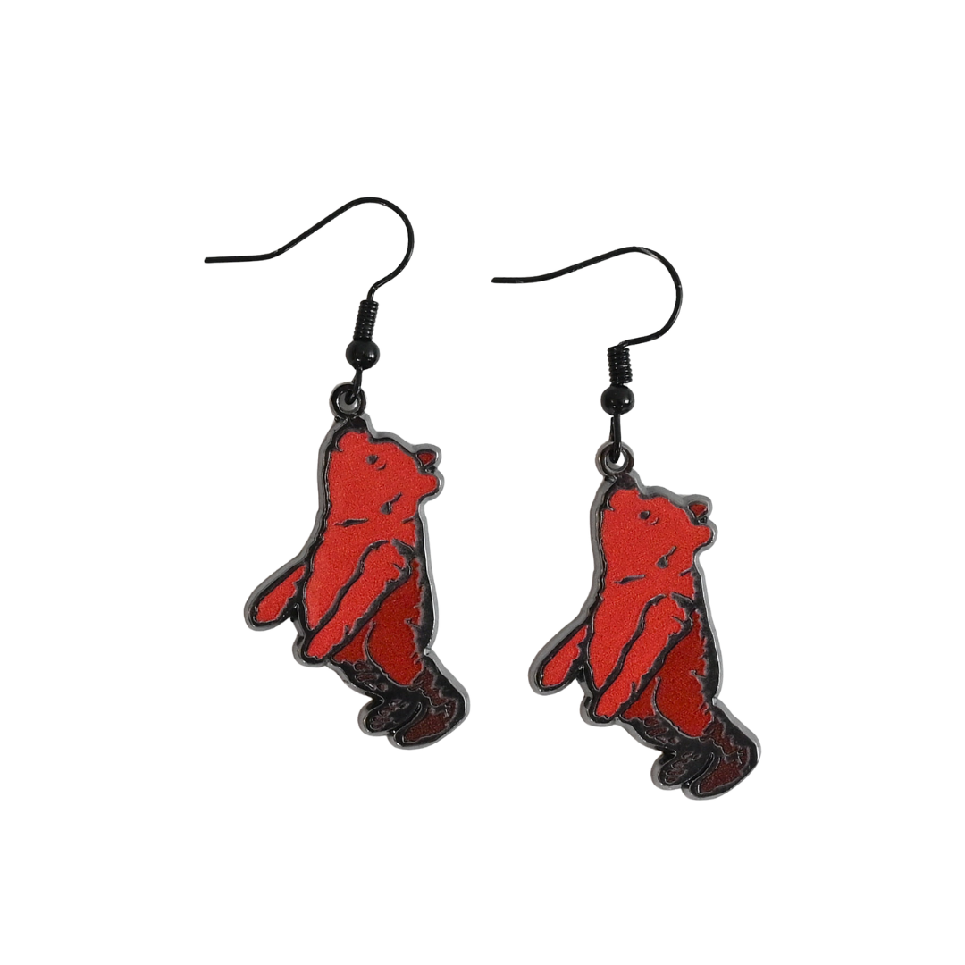 Winnie-the-Pooh Enamel Earrings