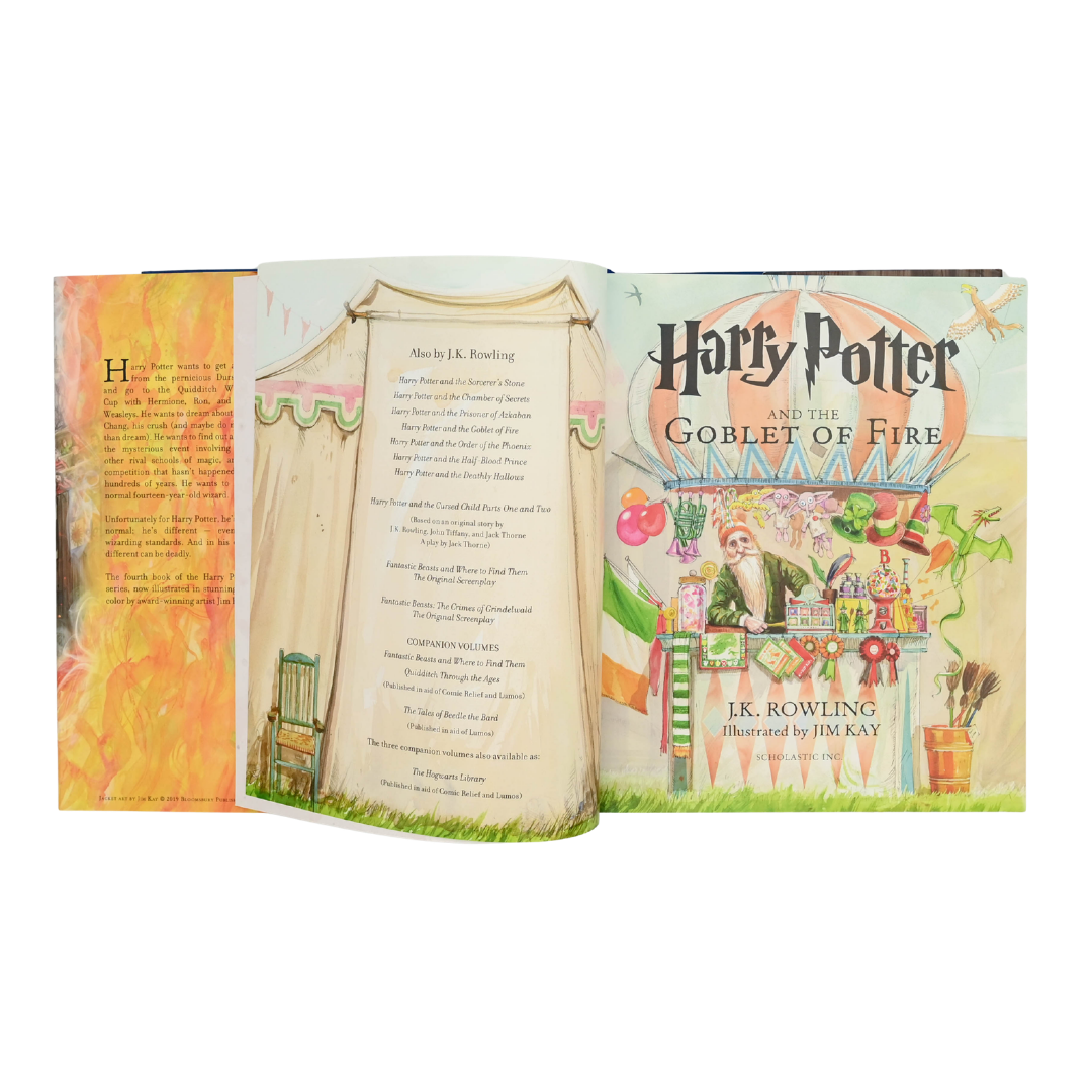 Harry Potter and the Goblet of Fire (The Illustrated Edition)