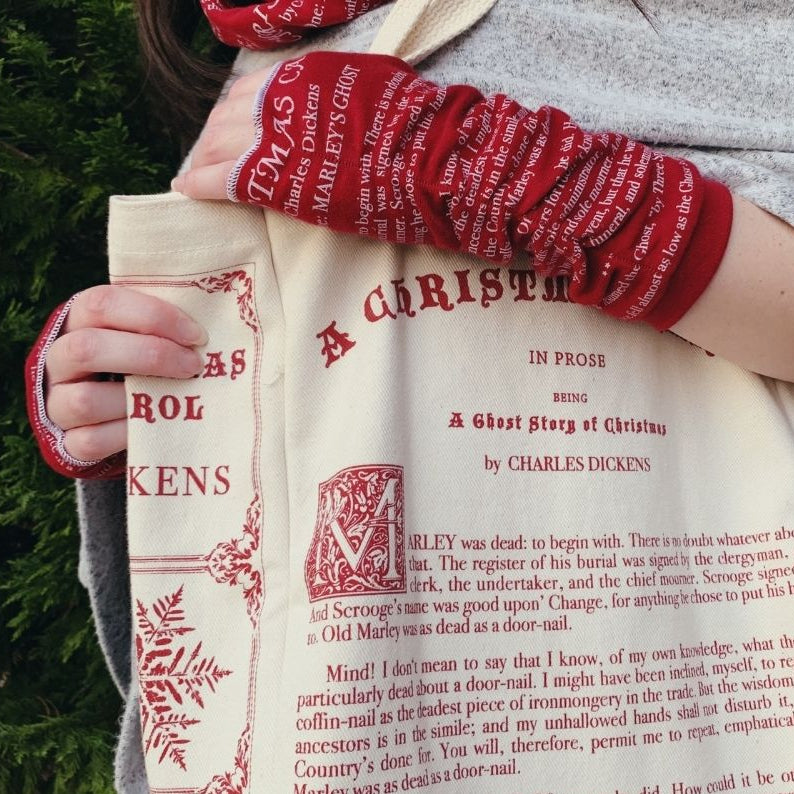 A Christmas Carol Writing Gloves