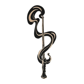 Wand Graphic Bookmark - Black
