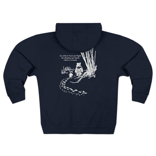 Winnie-the-Pooh Full Zip Hoodie - S / Navy