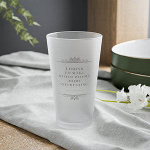 Ernest Hemingway Quote Pint Glass [Newsletter Exclusive]