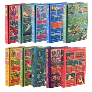 MinaLima Classics Book Set (Illustrated with Interactive Elements) - Blue