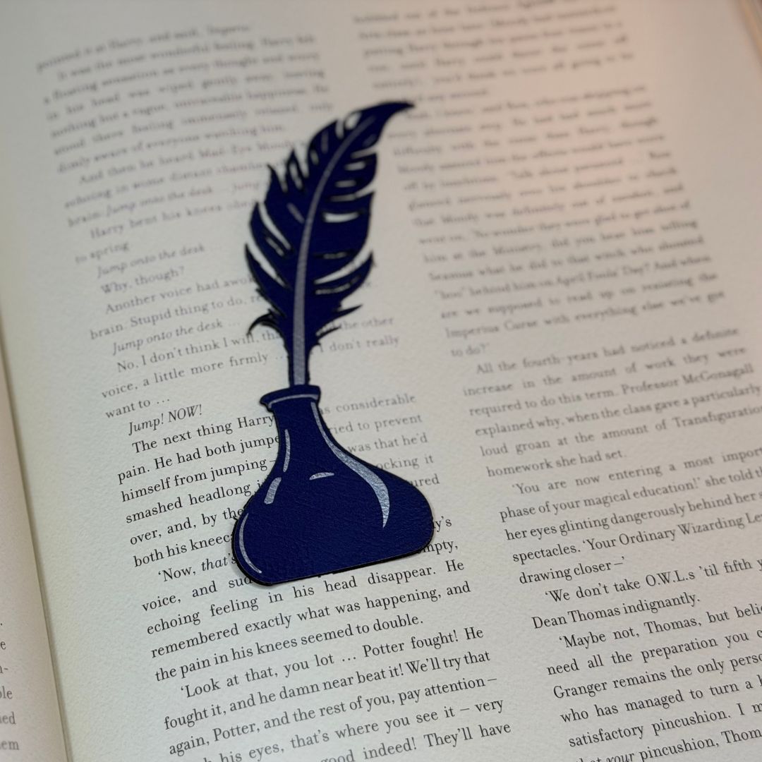 Quill and Ink Graphic Bookmark