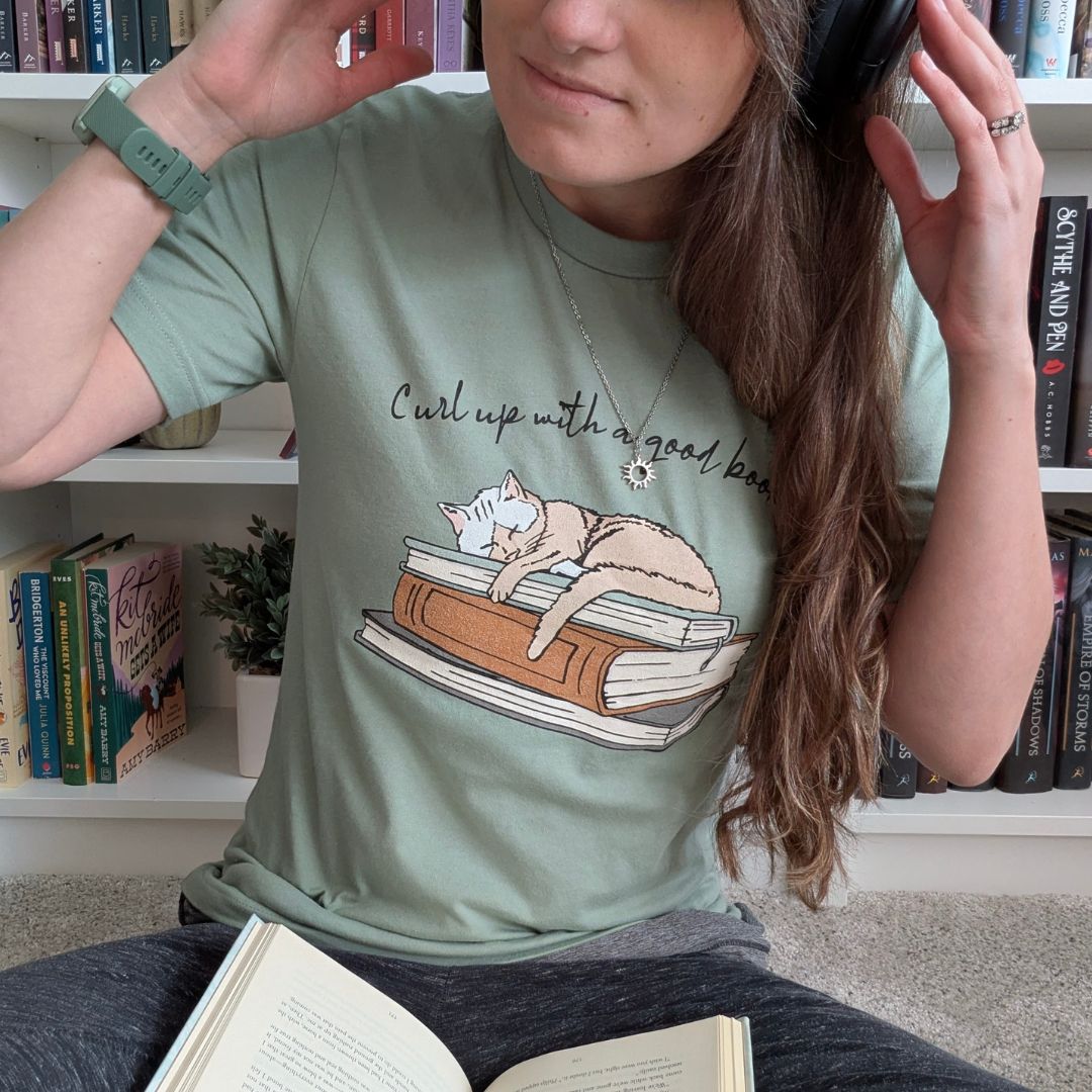 Curl Up with a Good Book Unisex Tee