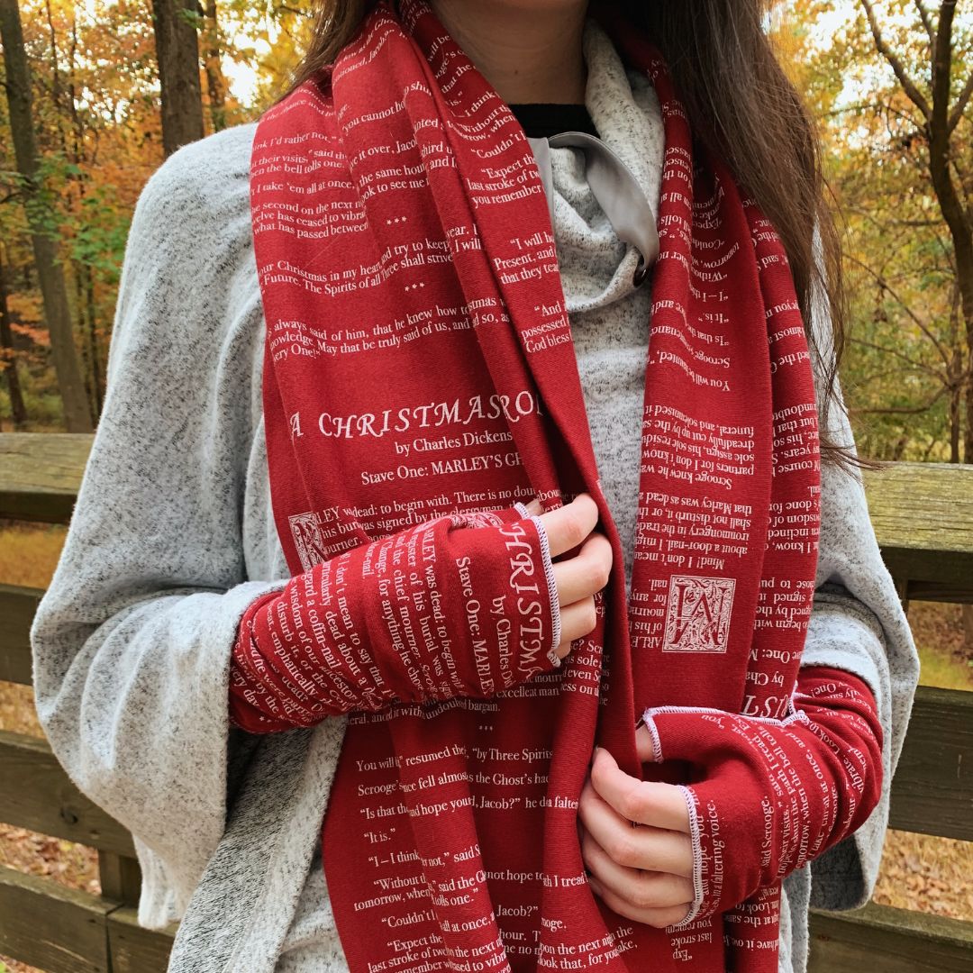 A Christmas Carol Book Scarf