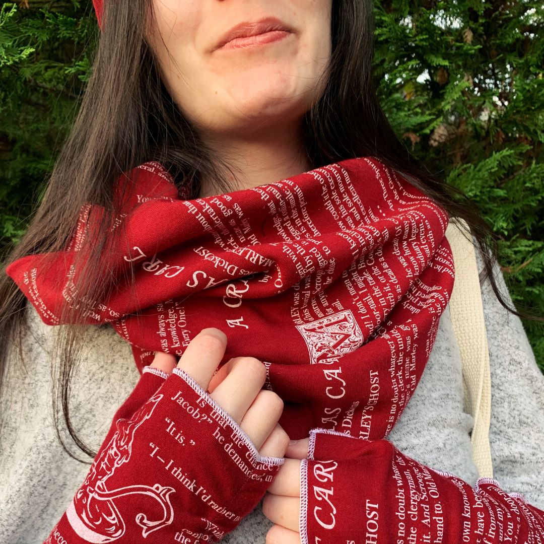 A Christmas Carol Book Scarf