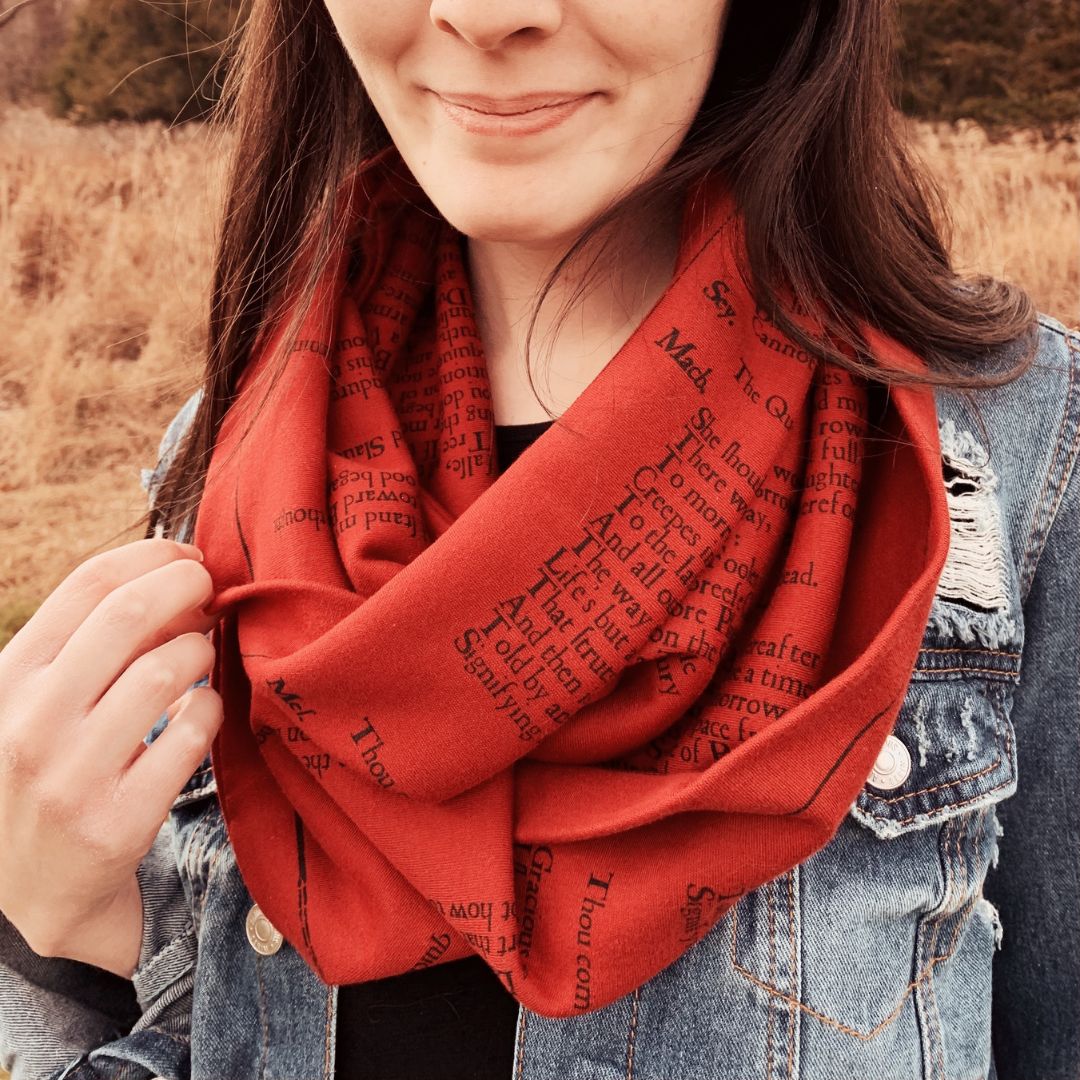 Macbeth Book Scarf