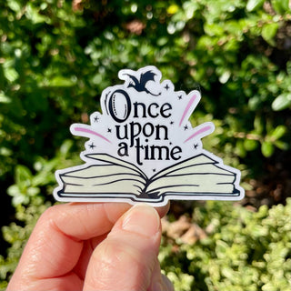 Once Upon a Time Sticker - Black