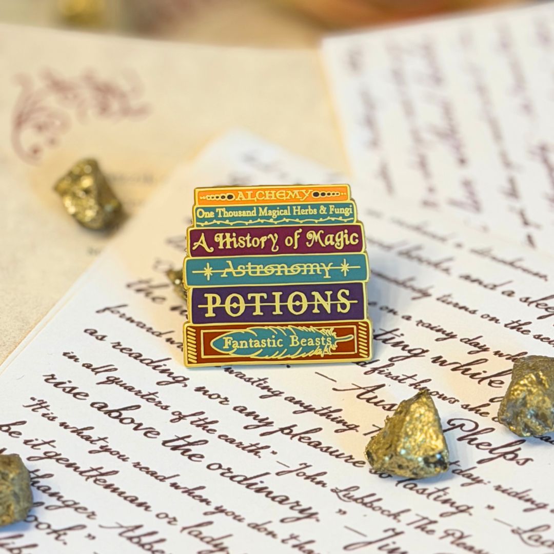 Magic Books Enamel Pin