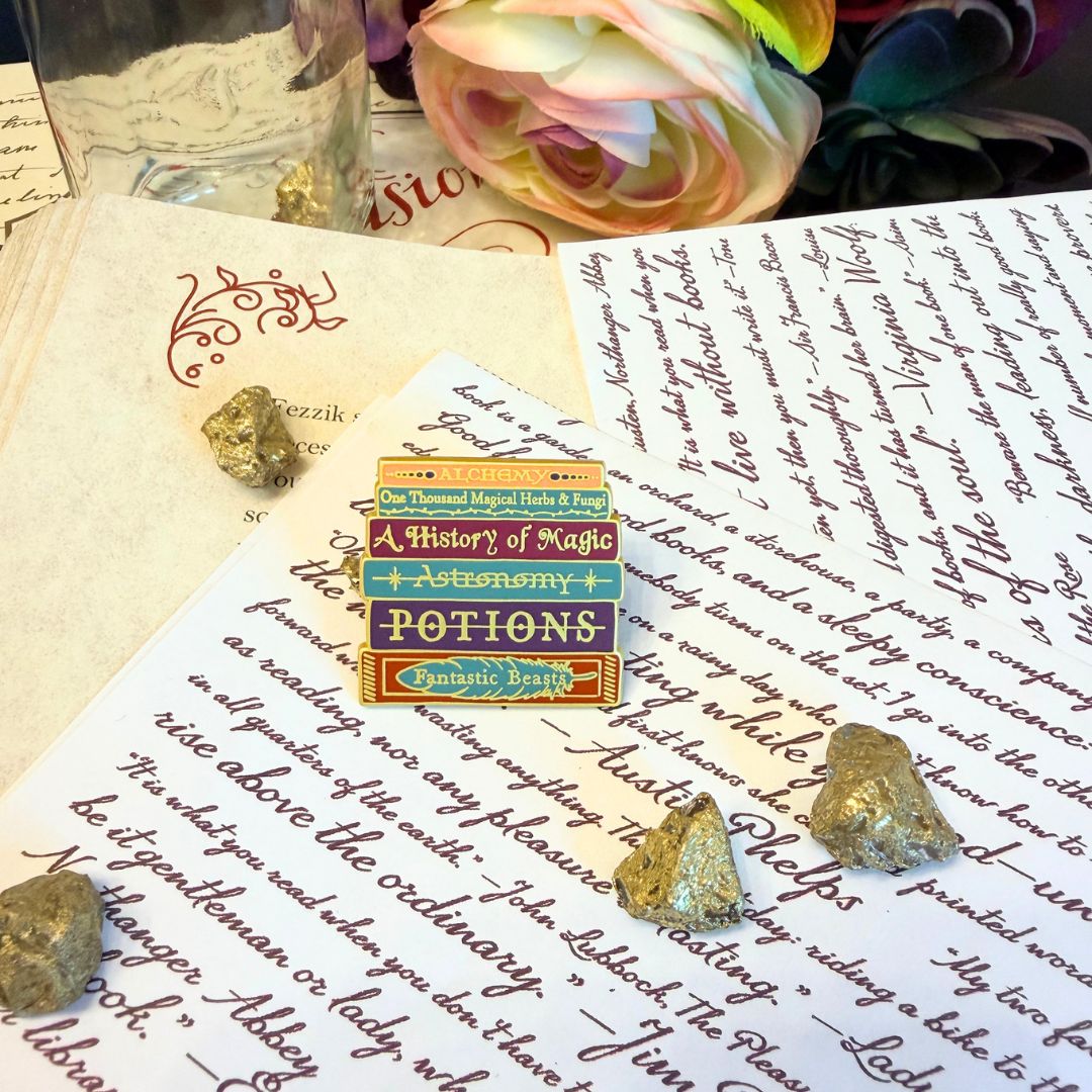 Magic Books Enamel Pin
