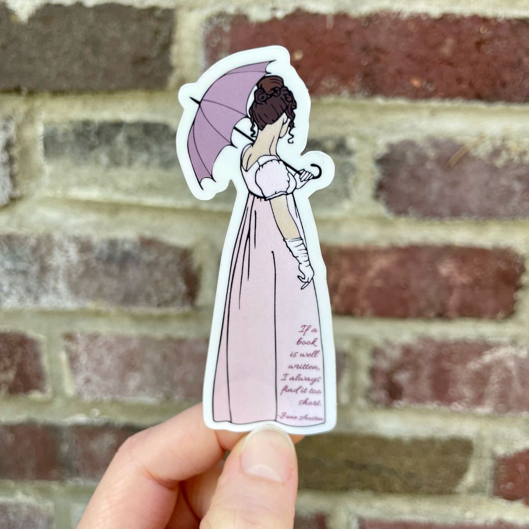 Jane Austen Sticker