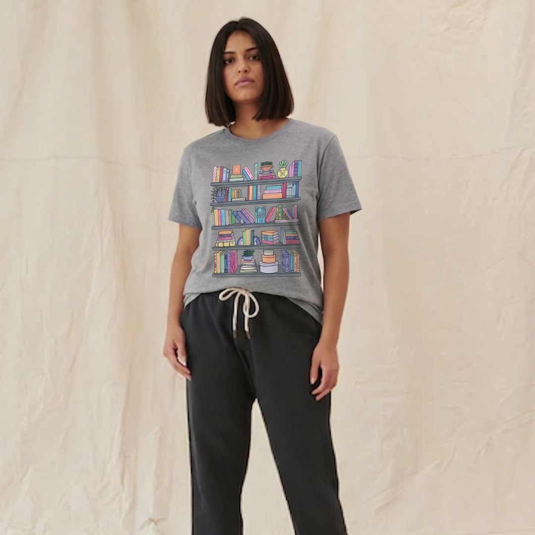 Bookshelf Unisex Tee