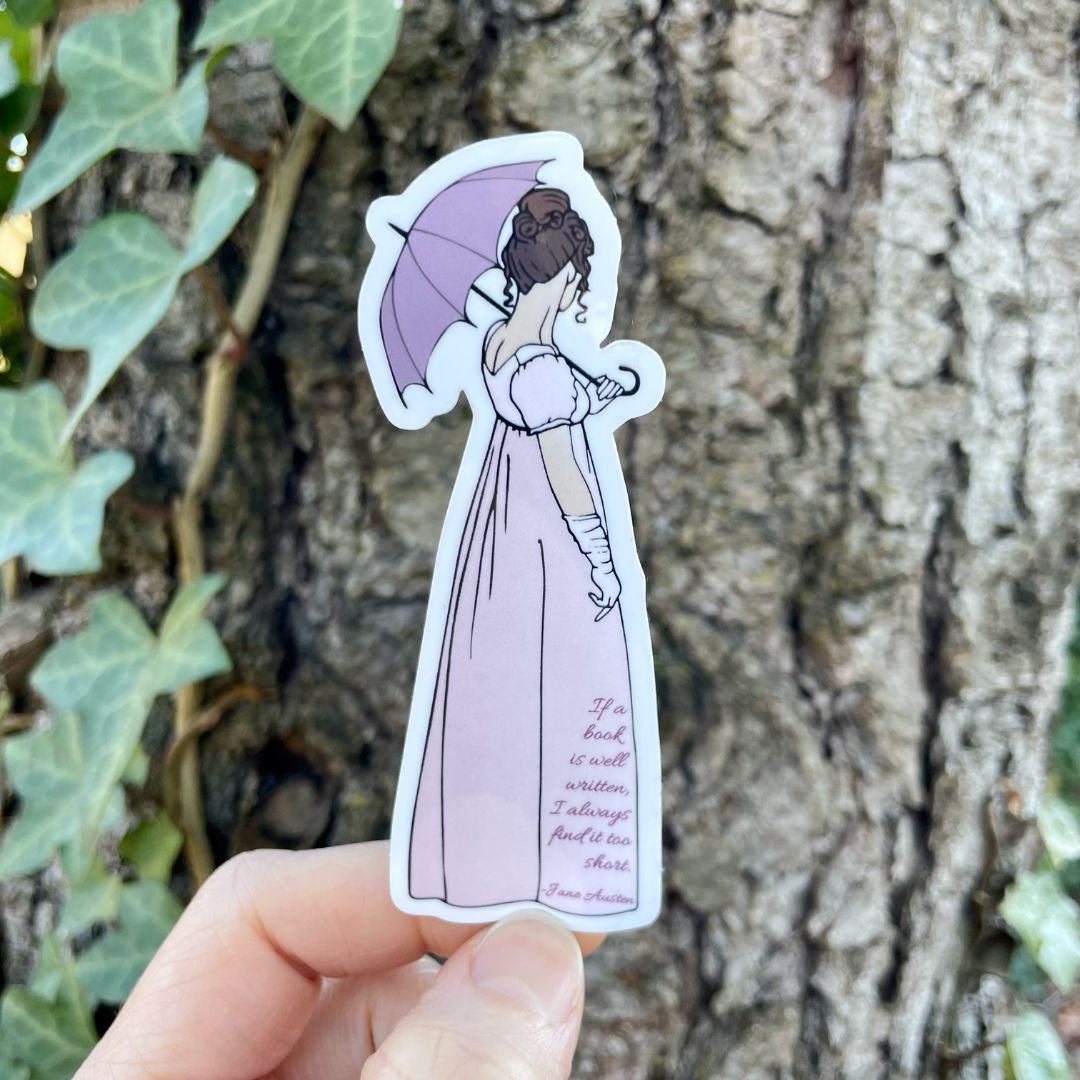 Jane Austen Sticker
