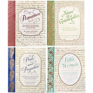Handwritten Classics Book Set - With Letters from the Characters' Correspondence - Cream