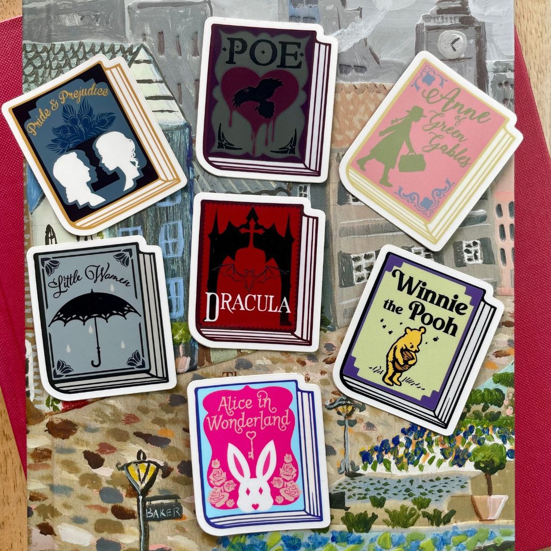 Classic Book Stickers