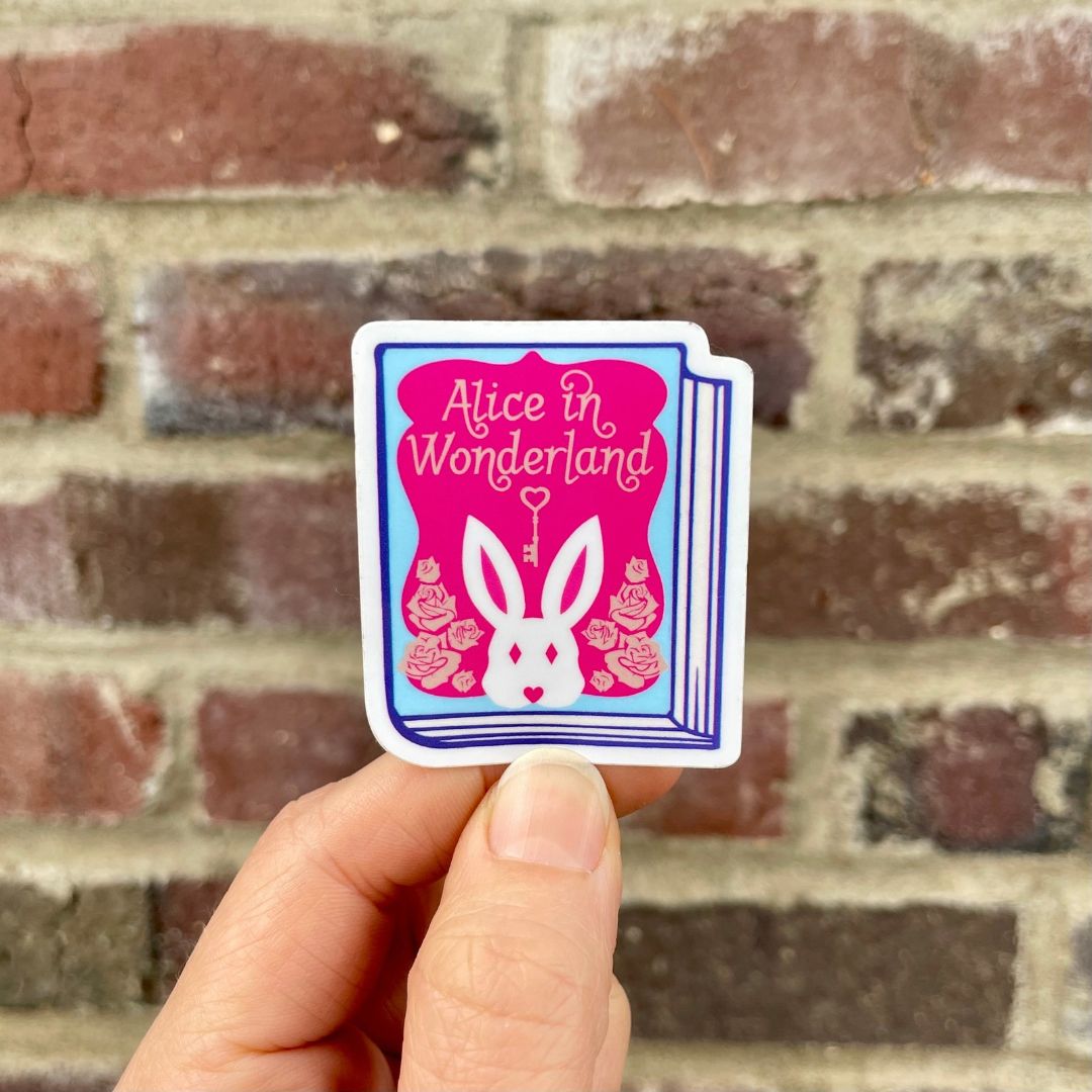 Alice in Wonderland Book Sticker