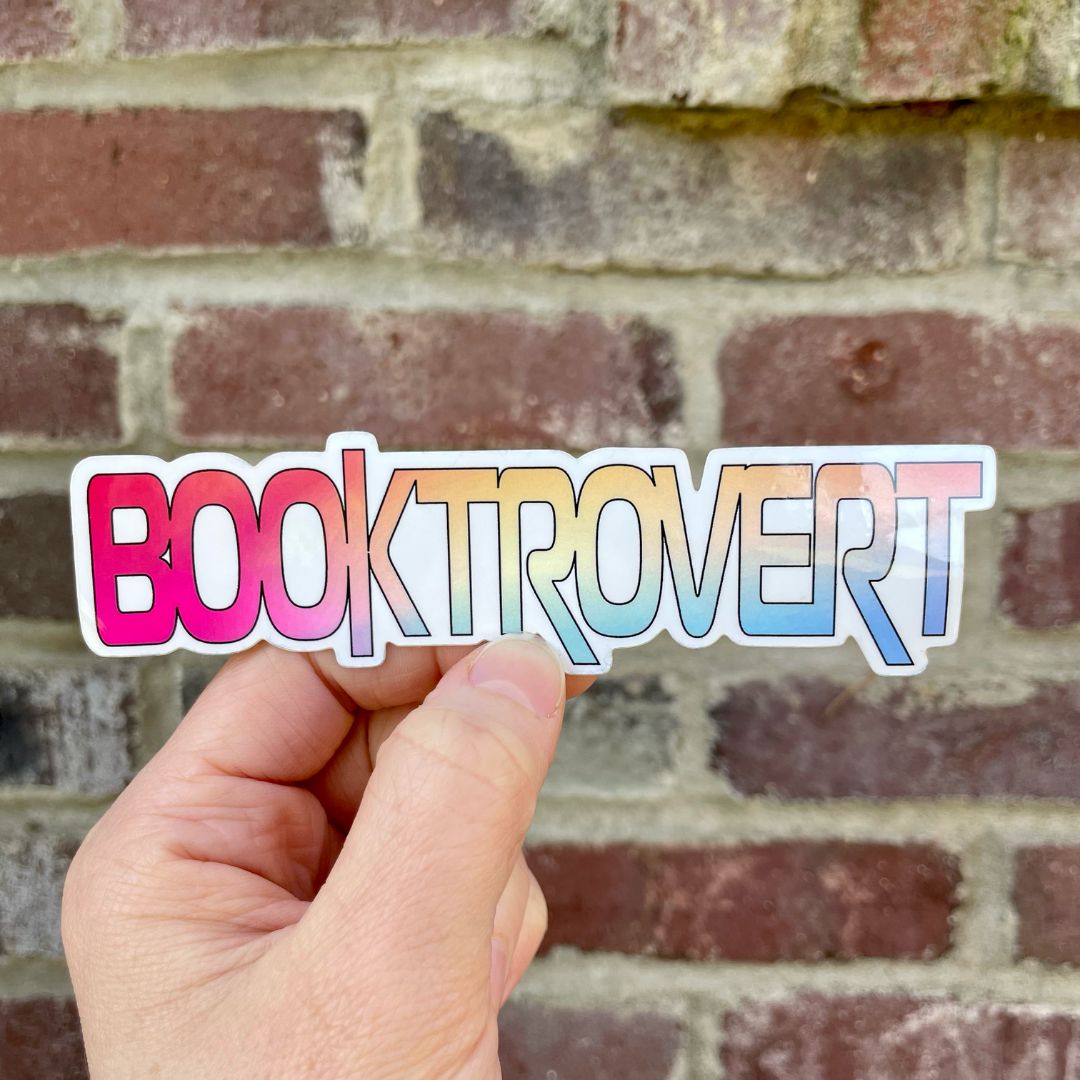 Booktrovert Sticker