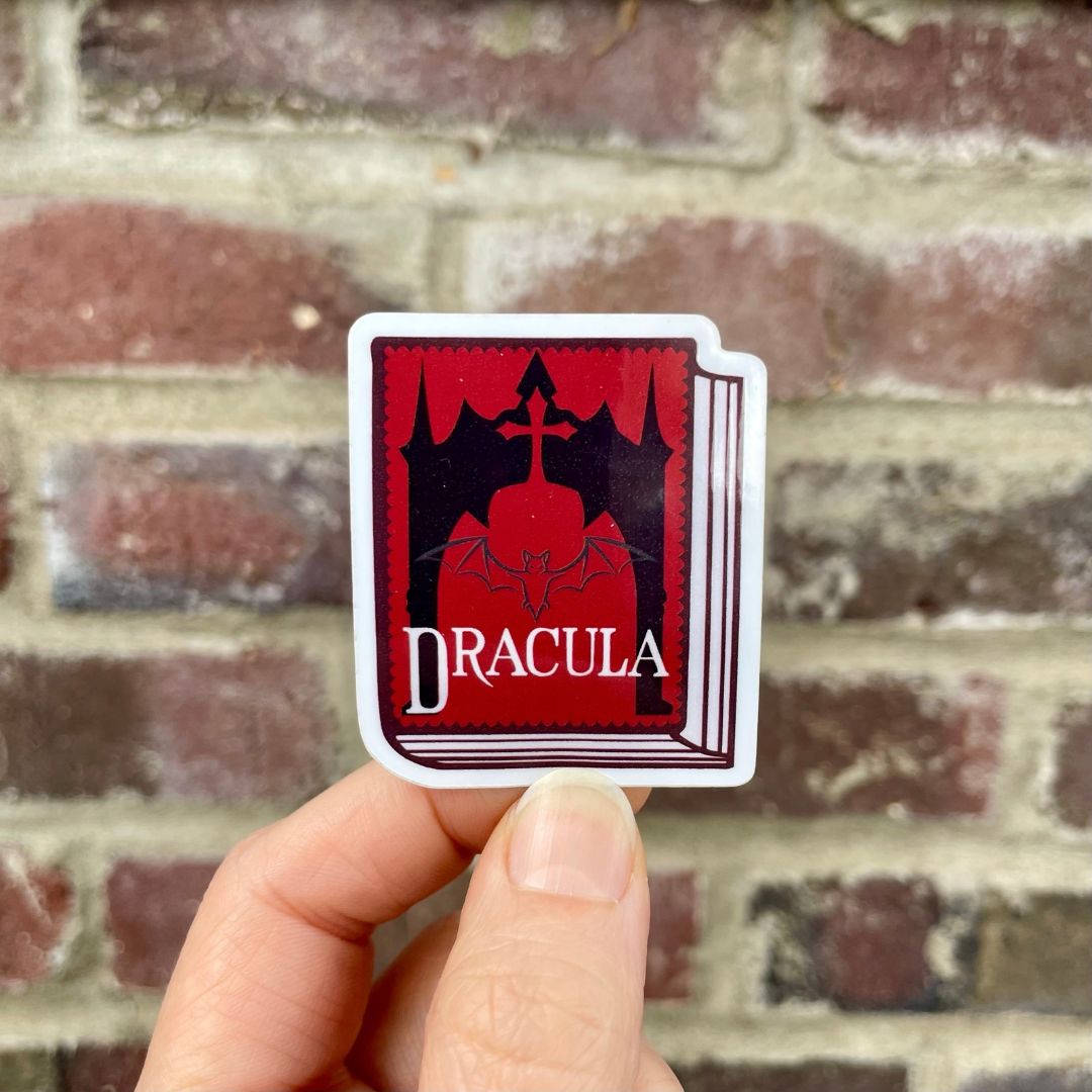 Dracula Book Sticker
