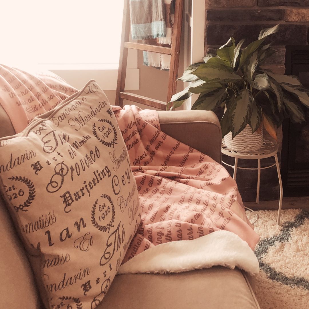 Little House on the Prairie Sherpa Fleece Book Blanket