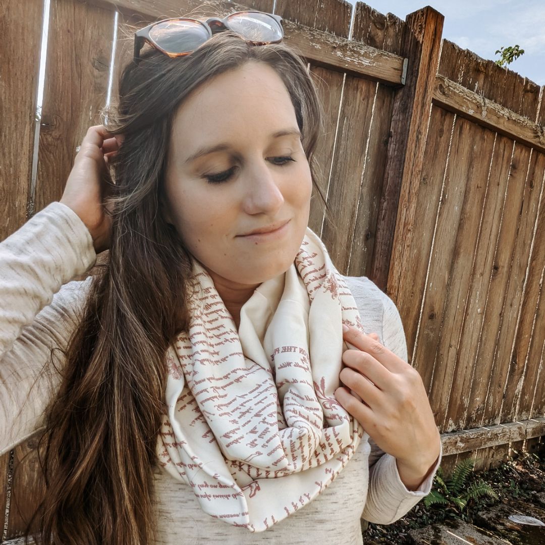 Little House on the Prairie Book Scarf