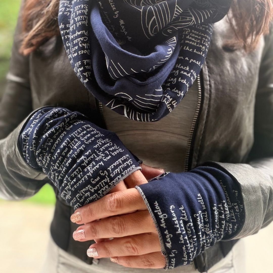 Still I Rise Writing Gloves