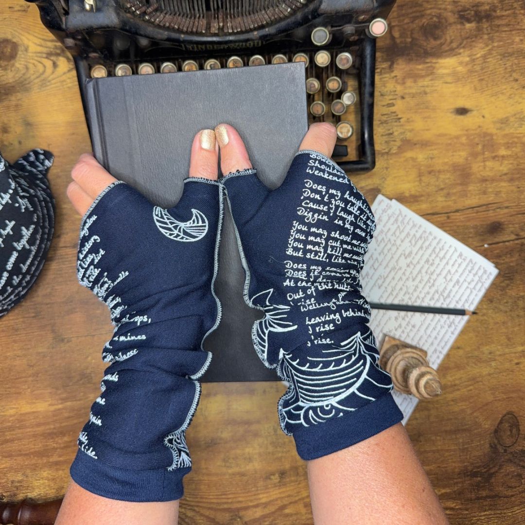Still I Rise Writing Gloves