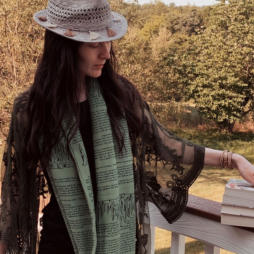 The Wonderful Wizard of Oz Book Scarf