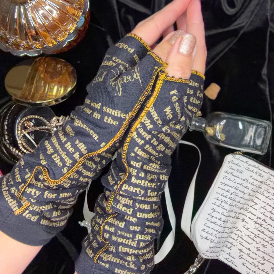 The Great Gatsby Writing Gloves