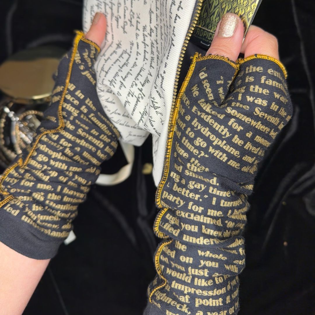 The Great Gatsby Writing Gloves
