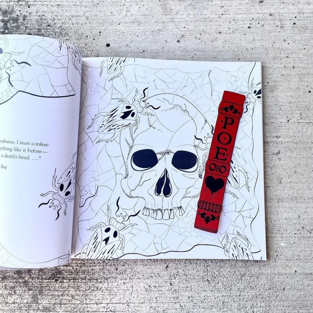 Edgar Allan Poe Graphic Bookmark