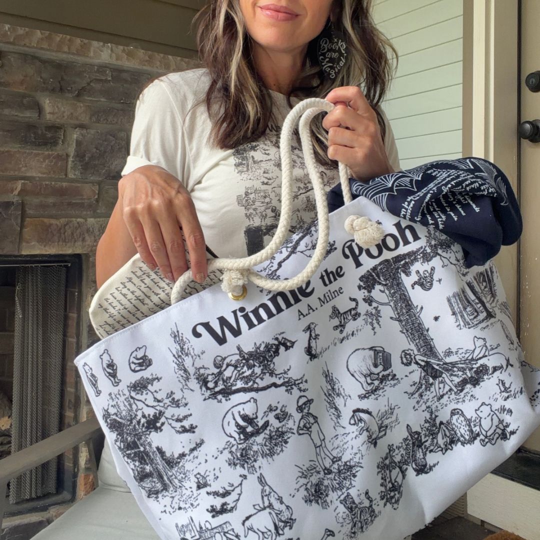 Winnie-the-Pooh Toile Weekender Bag