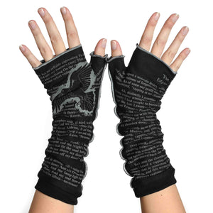 The Raven Glow-in-the-Dark Writing Gloves