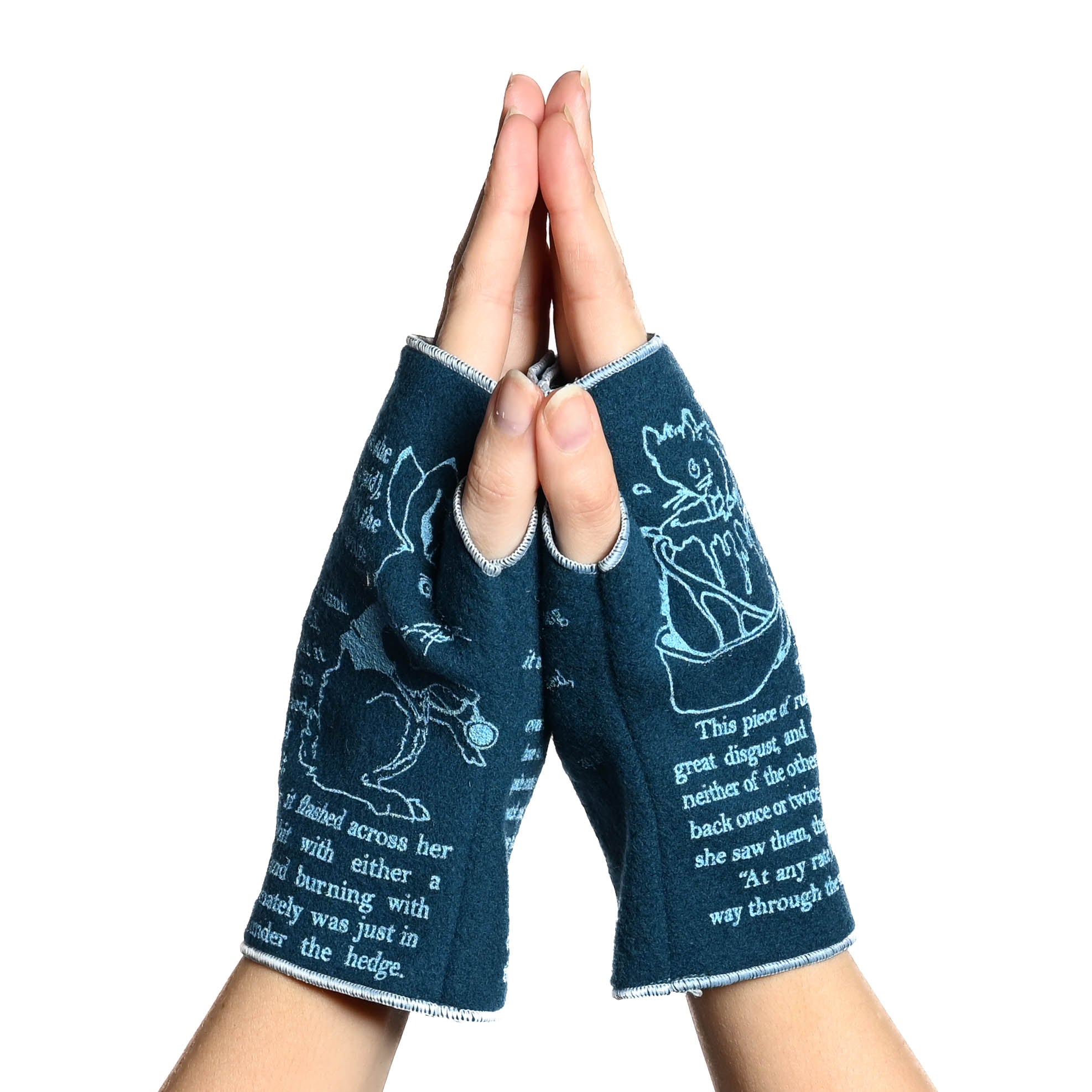 Alice in Wonderland Italian Wool Gloves